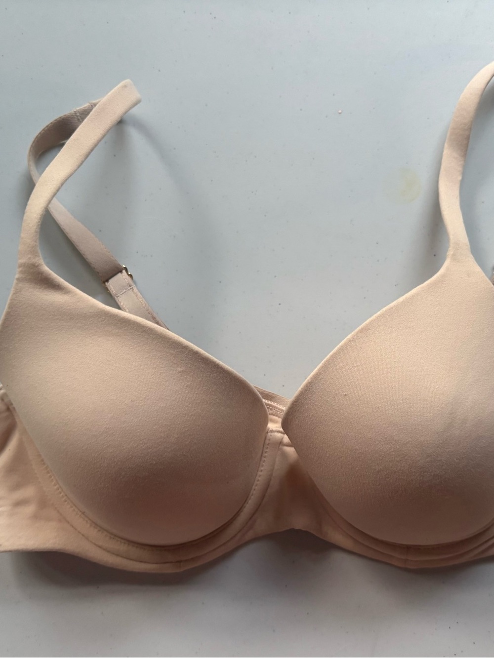 Soma Embraceable Perfect Coverage Bra 34B Nude Beige Underwire T-Shirt Bra